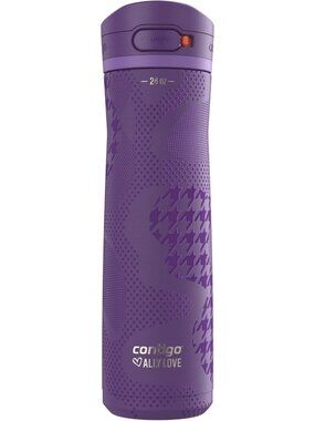 Stainless Steel 24oz Spill Proof Water Bottle with AutoPop Lid - BPA Free